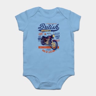 Gorgeous BSA Rocket 3 British Motorcycle Classic Baby Bodysuit